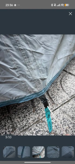 Tienda de campaña Decathlon Fresh & Black
