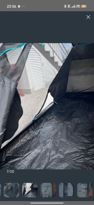 Tienda de campaña Decathlon Fresh & Black