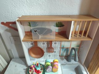 Cocinita de madera infantil