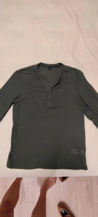 Camiseta manga larga verde Talla M