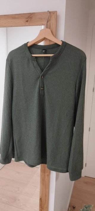 Camiseta manga larga verde Talla M