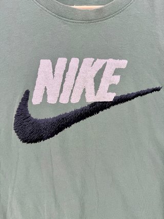 Camiseta Nike Verde Talla S Logo