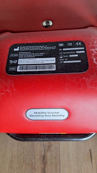 Scooter Eléctrico Teyn der ROC Rojo