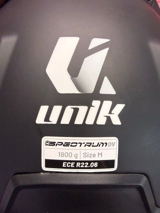 Casco Unik Spectrum DV Negro Mate Talla M