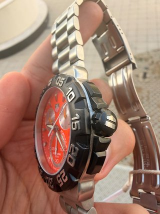 Reloj Tag Heuer Fondo Naranja 42mm