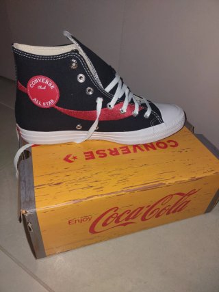 Converse Coca-Cola Rosse Nere