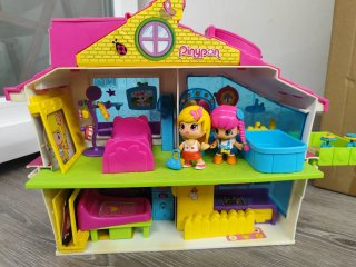 Casa Pin y Pon con figuras y accesorios