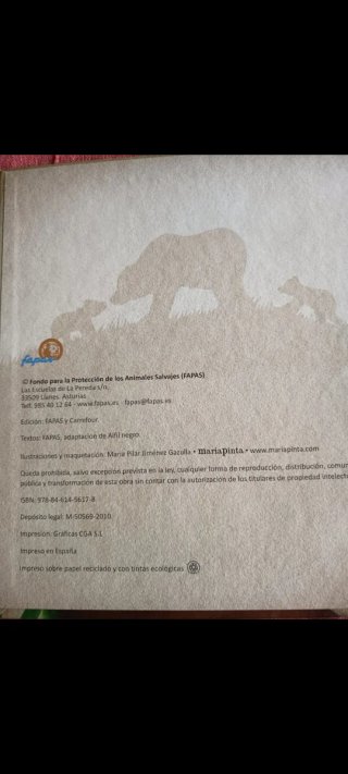 El retorno de Villarina un cuento de osos.
