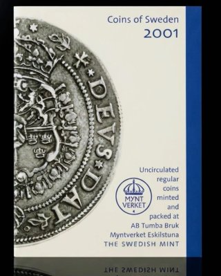 Monedas Suecia 2001 Myntverket