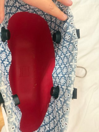 Bolso O Bag Grande Rojo con Cadena