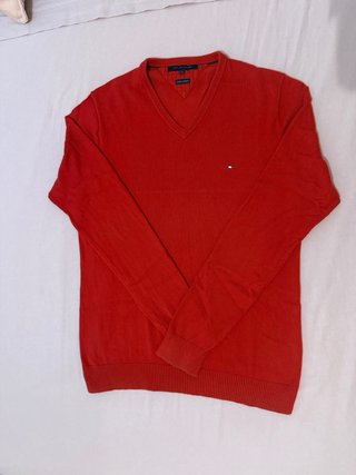 Maglione Tommy Hilfiger Cotone Cashmere Rosso M
