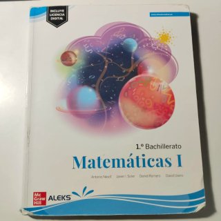 Libro primero bach Matemáticas 1