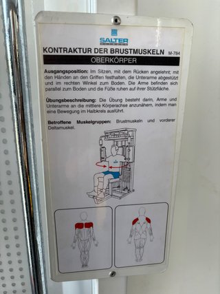 Máquina de Gimnasio SALTER Hombro/Pecho