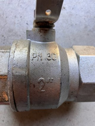 Llave de paso inox 2 Tajo 2000