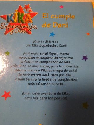 Lote 3 libros de Kika Superbruja