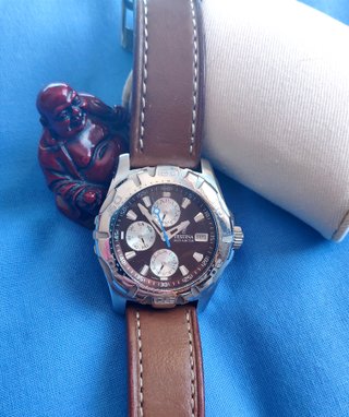 Reloj Festina Multifunción Negro y Plateado