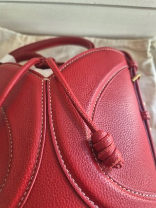 Bolso de hombro Zara rojo