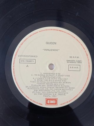 Vinilo Queen - Innuendo 1991