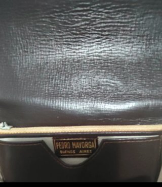 Bolso de mano marron