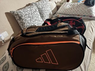 Paletero Adidas Marrón Naranja