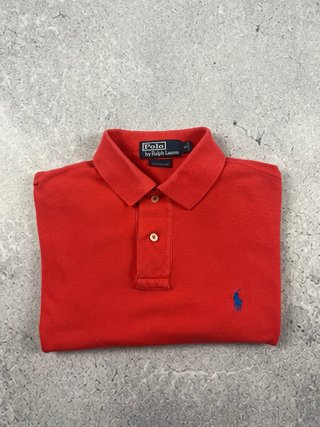 Polo Ralph Lauren Custom Fit rojo talla S