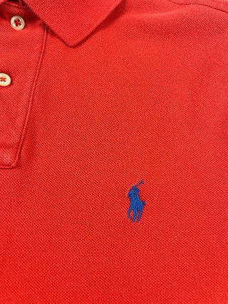 Polo Ralph Lauren Custom Fit rojo talla S