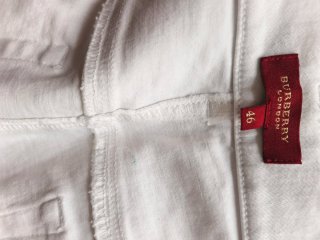 Pantalones vaqueros blancos Burberry