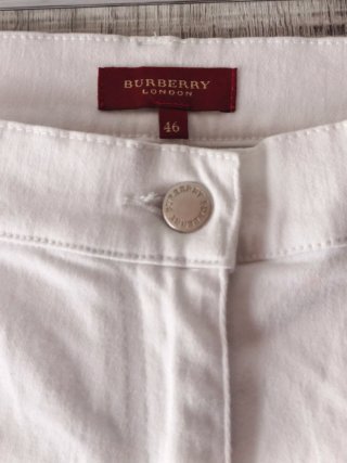 Pantalones vaqueros blancos Burberry