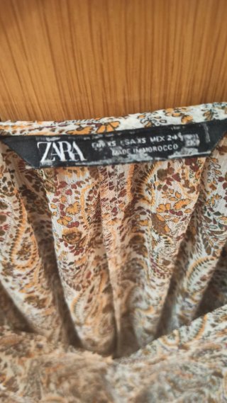Blusa Zara Talla S Estampada