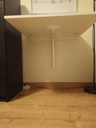 Tavolo pieghevole IKEA NORBERG bianco
