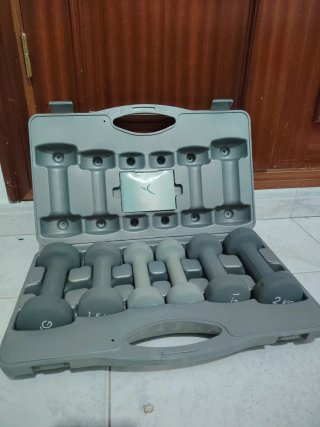 Maletín Mancuernas 9kg Decathlon
