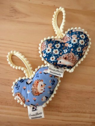 Colgantes de tela hechos a mano Eva&Punto - Pack 2