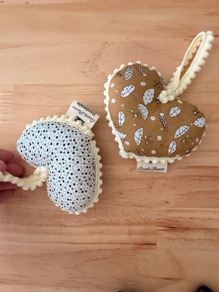 Colgantes de tela hechos a mano Eva&Punto - Pack 2