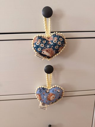 Colgantes de tela hechos a mano Eva&Punto - Pack 2