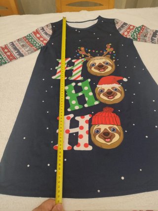 Vestido Navideño Niña Talla 12 años