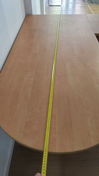 Mesa de oficina esquinera L 180x180 cm