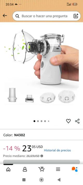 Nebulizador de Malla Portátil iMDK