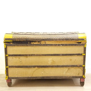 Baúl Madera y Metal Vintage
