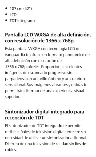 TV LG 32 Negra