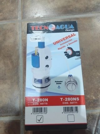 Mecanismo Cisterna Doble Pulsador Tecnagua T-280N