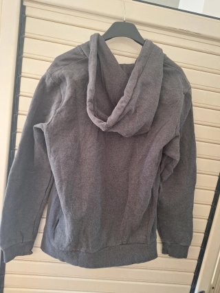 Felpa Puma con zip Taglia S Uomo Grigia