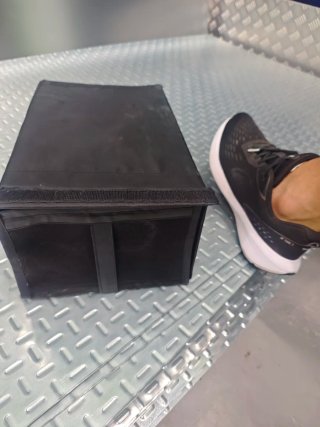 Cajas de tela Ikea negras