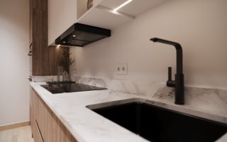 Diseño de cocina 3D + planos + renders
