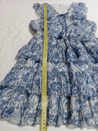 Vestido Pepe Jeans azul y blanco XS