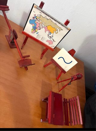 Accessori in legno per bambole