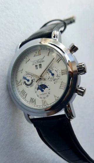 Orologio JARAGAR automatico uomo nero/argento