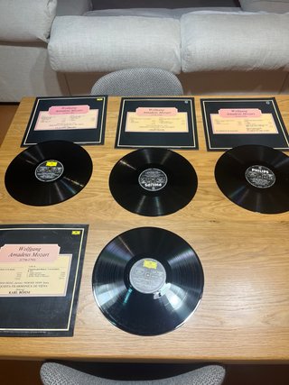 4 Vinilos Mozart Maestros de la Música