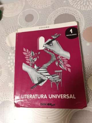 Literatura Universal 1º Bachillerato. Libro del...