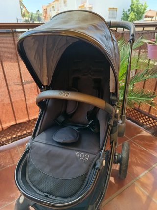 Carrito egg Carry Cot Gun Metal-Mirror