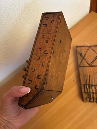 2 Kalimbas Africanas de Madera